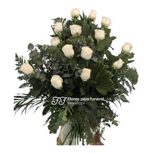 Ramo 14 rosas blancas
