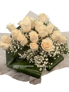 Bouquets 18 rosas blancas